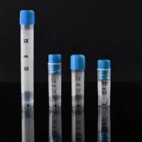 1 2ml 2ml cryotube plastic test tube can be added with silicone gasket cryotube with scale cryopreservation tube