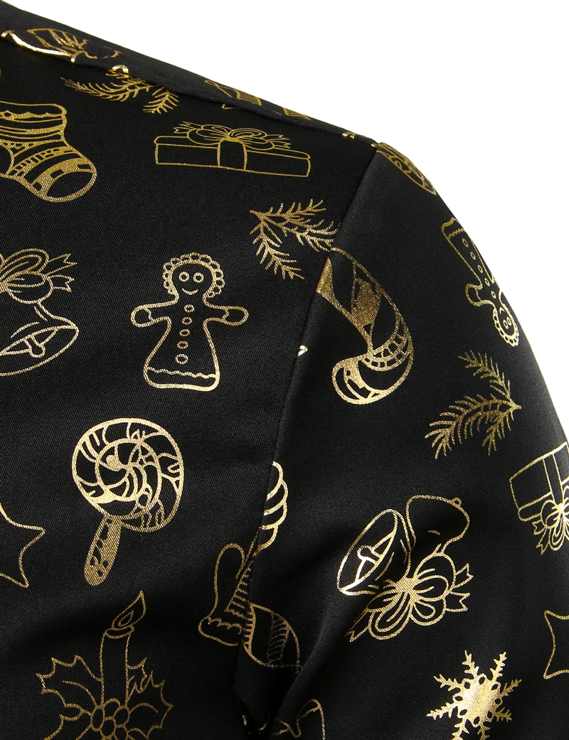 Черная Рождественская Мужская рубашка 2019 Забавный рождественский подарок