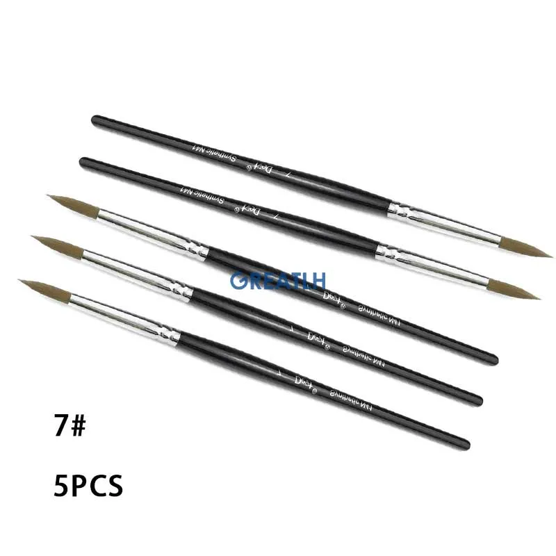 

5 шт./компл. Стоматологическая фарфоровая щетка 7 # для клейкой композитной цементной фарфоровой зубной инструмент инструменты для зубов 19 см