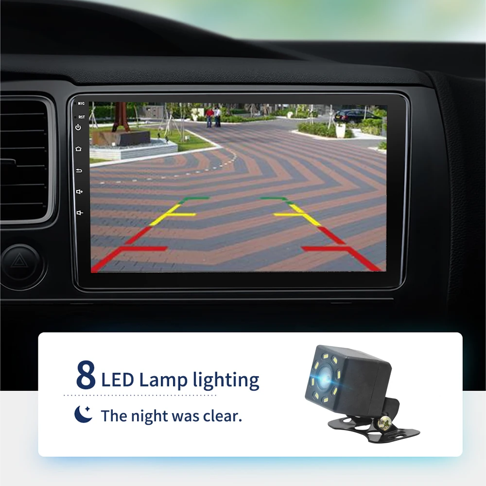 Автомагнитола 10 дюймов Android 8 1 Wifi автомобильная стерео радио Coche gps Carro Bluetooth Mirrorlink