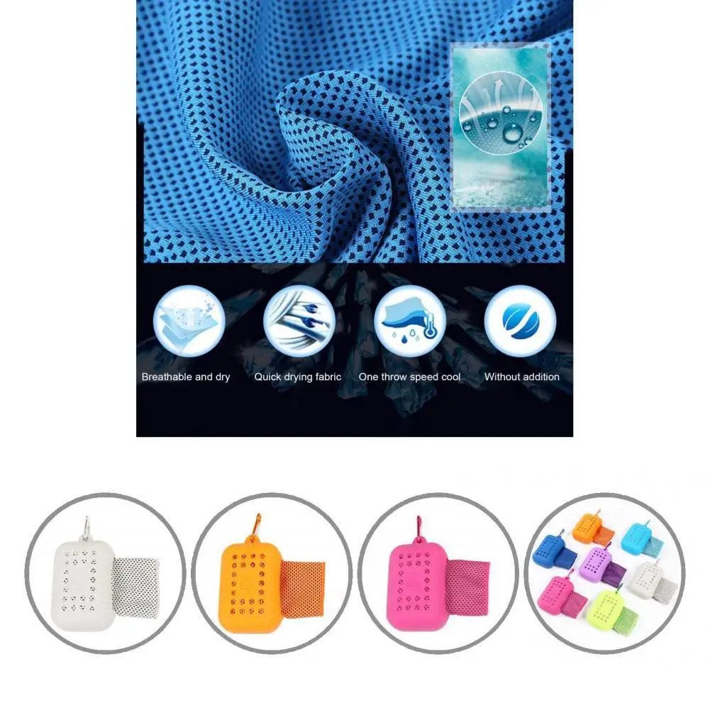 

Практичное охлаждающее полотенце, складное легкое полотенце для йоги, детское холодное полотенце для езды на велосипеде, дорожное полотенц...