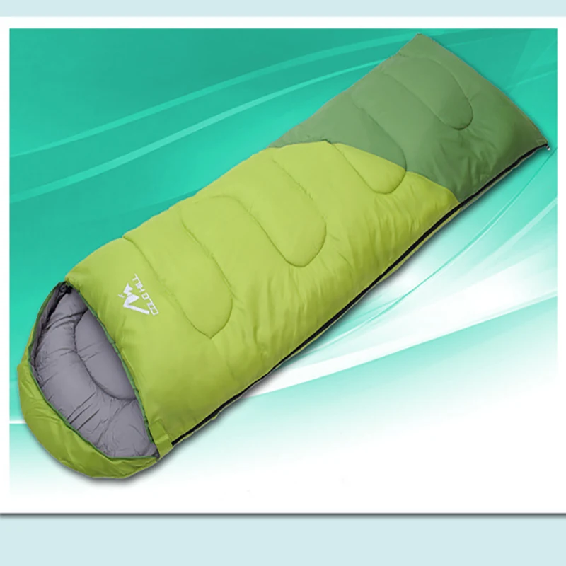 

Camping Warm Sleeping Bag 4 Season Warm Envelope Backpacking Outdoor Traveling Hike Sleeping Bag Ultralight Waterproof Lazy Bags