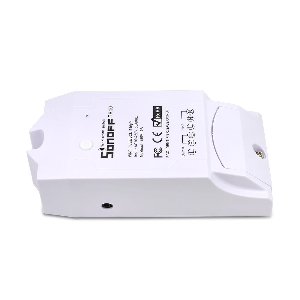 SONOFF TH10 ITEAD SONOFF Basic/RF/TH10/TH16/Dual/Mini/Pow r2 Wi-Fi пульт дистанционного управления беспроводной умный переключатель света таймер Поддержка Google Home Alexa - Комплект: SONOFF TH10