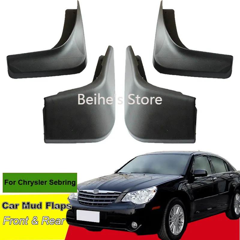 

Автомобильные Брызговики Tommia для Chrysler Sebring 2008, брызговики, брызговики, 4 шт., передние и задние брызговики из АБС-пластика