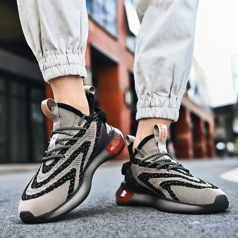 Взрывные мужские кроссовки из кокосовой ткани дышащие летающие удобная легкая