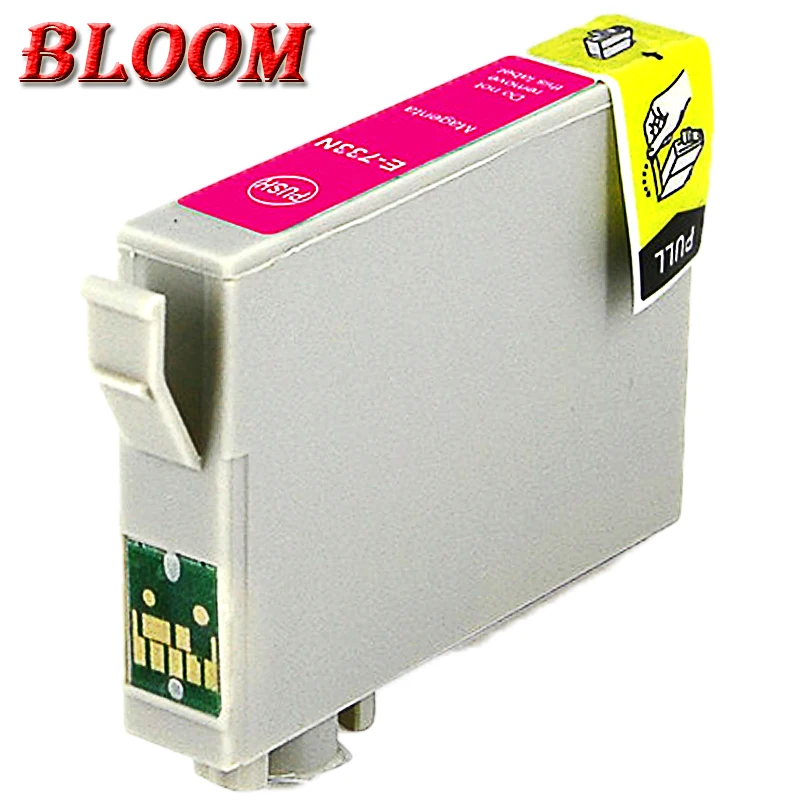 Чернила для принтера картриджа 4 цветов T0731N EPSON TX210 TX200 TX209 TX213 TX220 TX100 mbk mfp fatex Россия