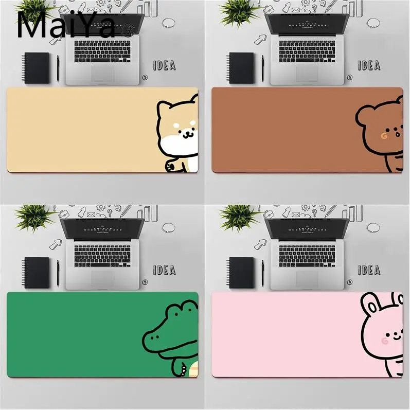 Игровой коврик для мыши Maiya с изображением собаки коалы крокодила
