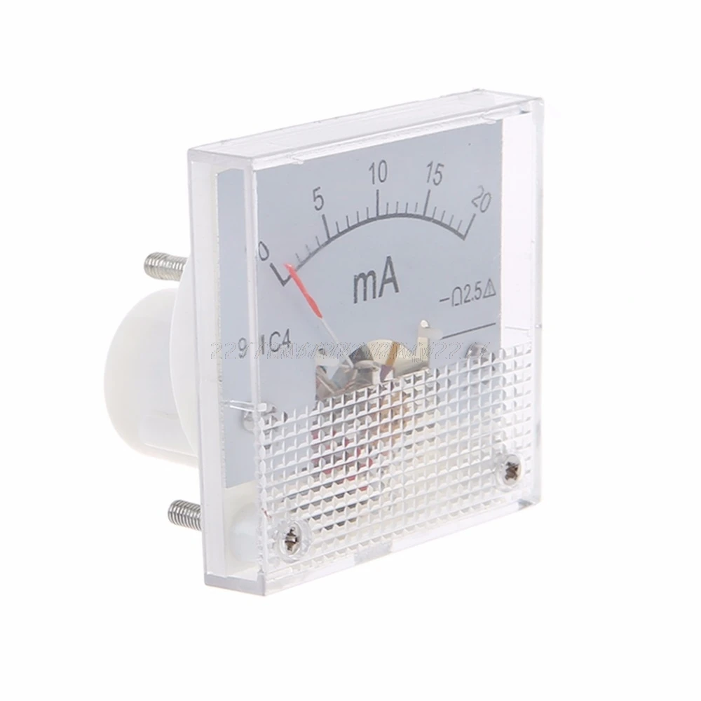 91C4 амперметр DC Аналоговый Панель измерителя тока Механическая указка тип