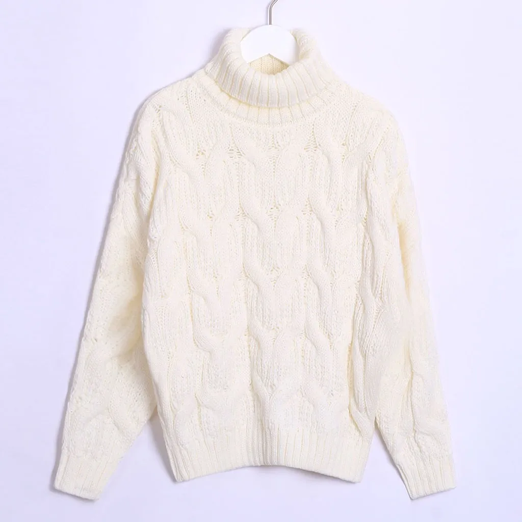 Женский трикотажный свитер с длинным рукавом воротником-хомутом | Женская одежда