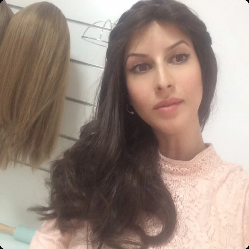 Быстрая доставка человеческих волос парик ручки повязка на голову с волосы