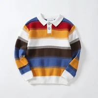 fashion soft kids sweaters spring winter baby boys girls warm pullover knitted bottoming thicken childrens clothes top high qua