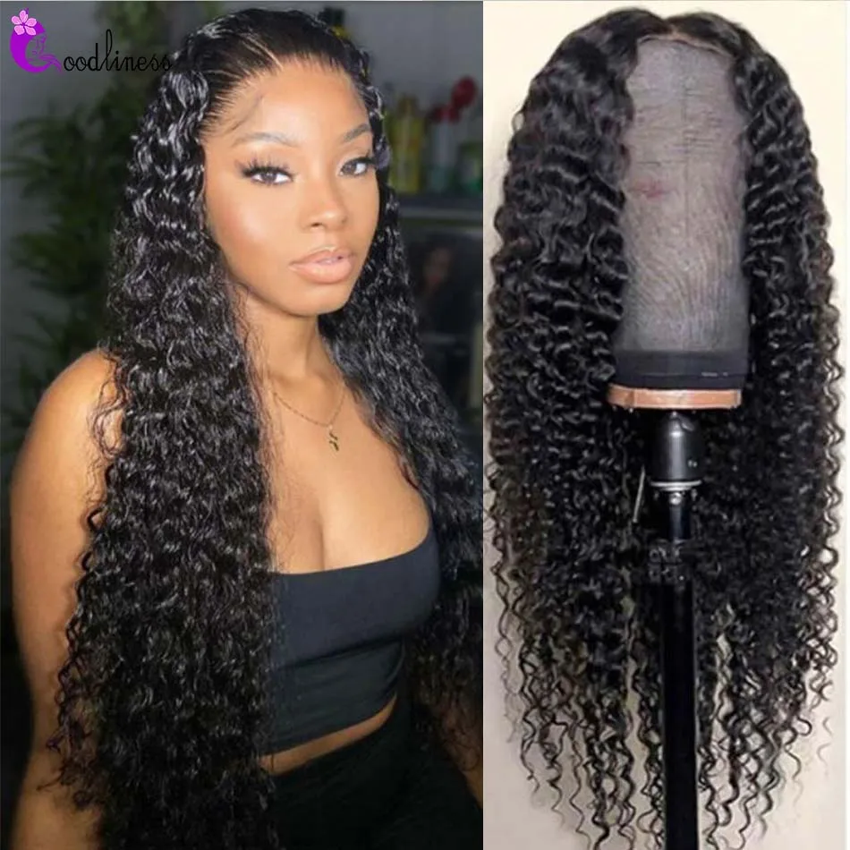 

30 Inch deep wave frontal wig 4x4 5x5 hd lace wig closure wig deep wave 13x4 Lace Frontal Wig 180% Density Wig Pre-Plucked Remy