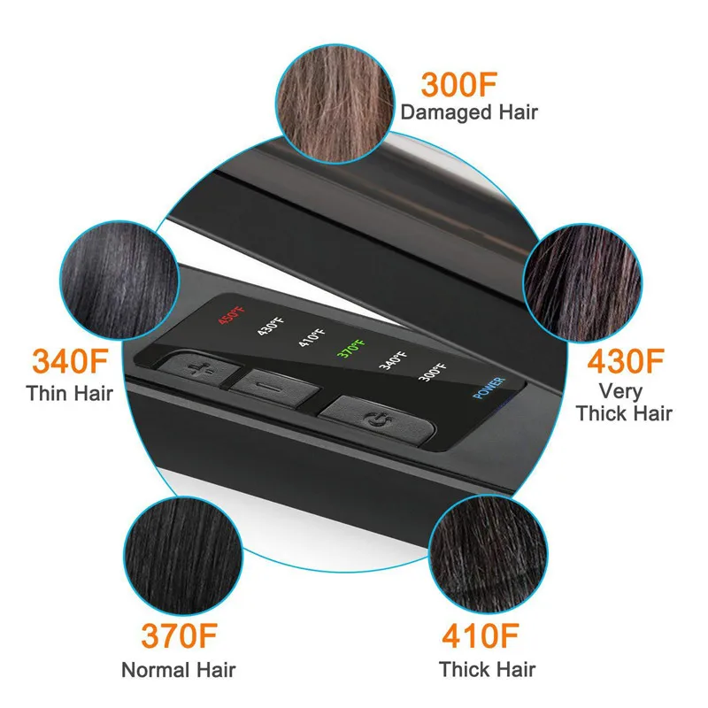 Мини Керамический выпрямитель для волос профессиональный паровой плоский