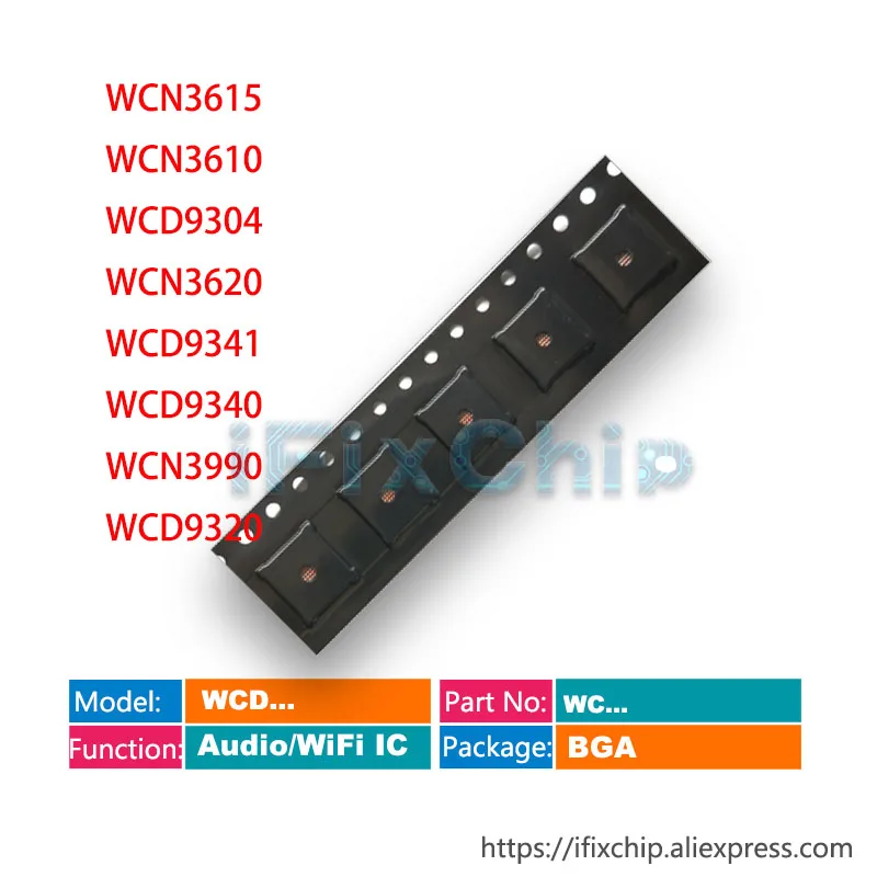 10 шт./лот WCN3615 WCN3610 WCD9304 WCN3620 WCD9341 WCD9340 WCN3990 WCD9320 WCN3680B аудио/WiFi IC чип