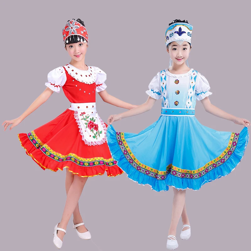 Songyuexia/детская одежда для выступлений в России; современные костюмы для выступлений на сцене; детская юбка принцессы; вечерние платья для танцев