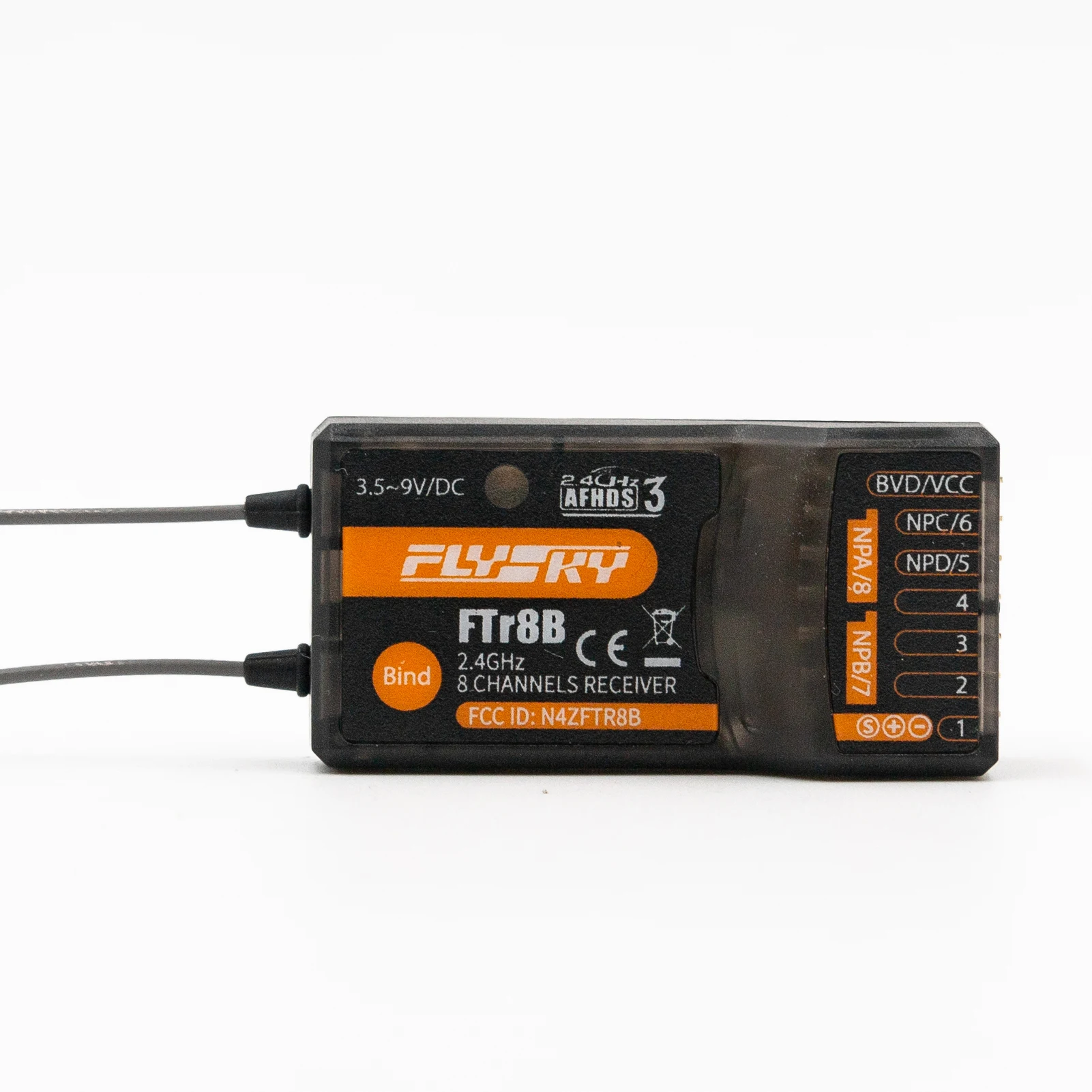 Приемник FlySky FTr8B 2 4 ГГц 8 каналов двойная антенна PWM/PPM/i.BUS/S. выход шины совместим с