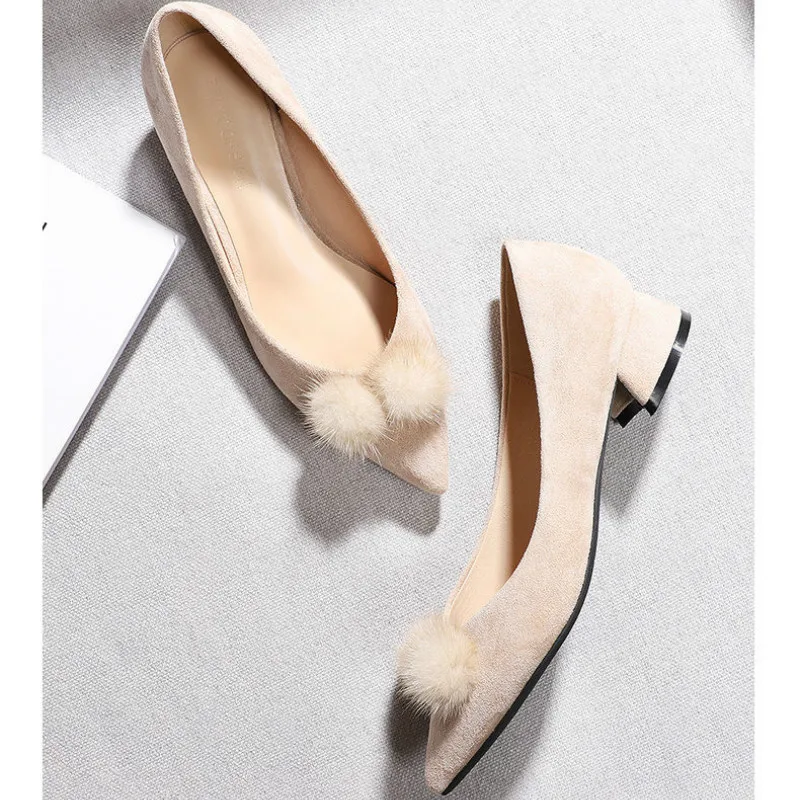 Женские босоножки из искусственной замши на высоком квадратном каблуке | Обувь