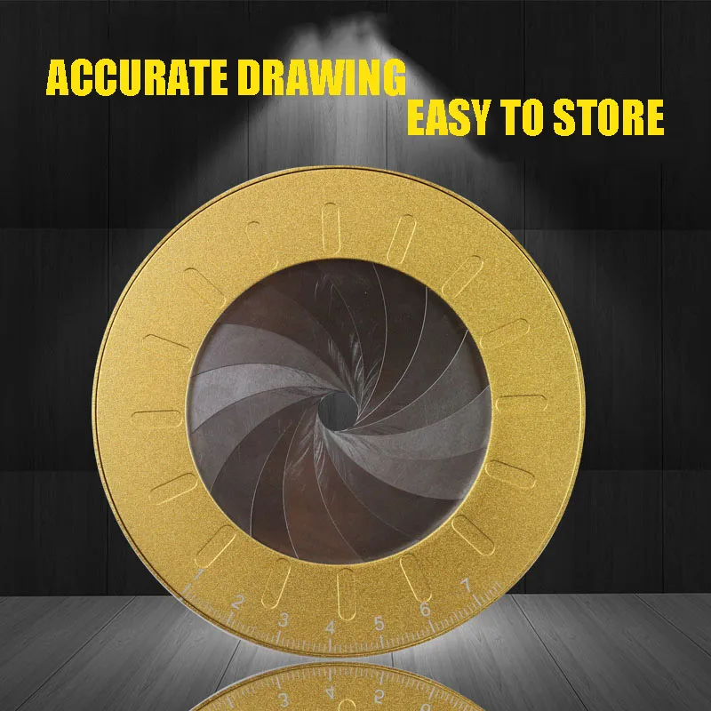 Новейший инструмент для рисования круглая Регулируемая измерительная линейка с