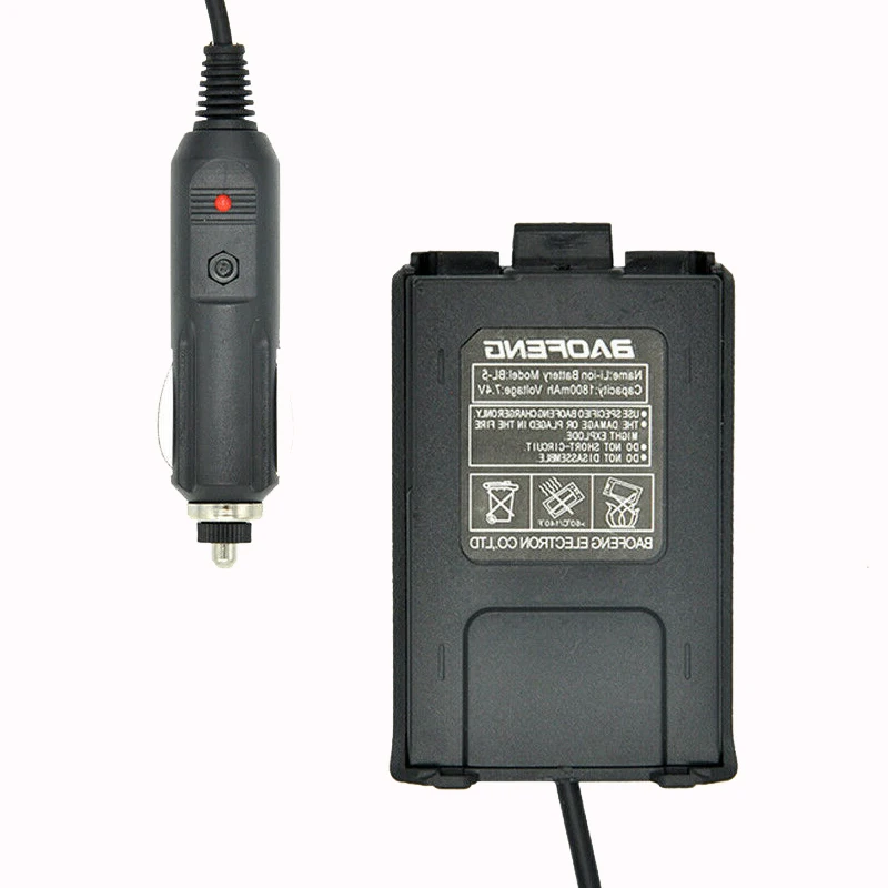 5 шт. новый автомобиль chargerr Батарея чехол выпрямитель для Baofeng UV 5R 5RE G6 G7