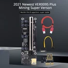 Райзер VER006S Plus PCI-E, 30 см, 60 см, 100 см, кабель USB 3,0, удлинитель PCI Express 1X на 16X, адаптер PCIe для майнинга GPU Miner
