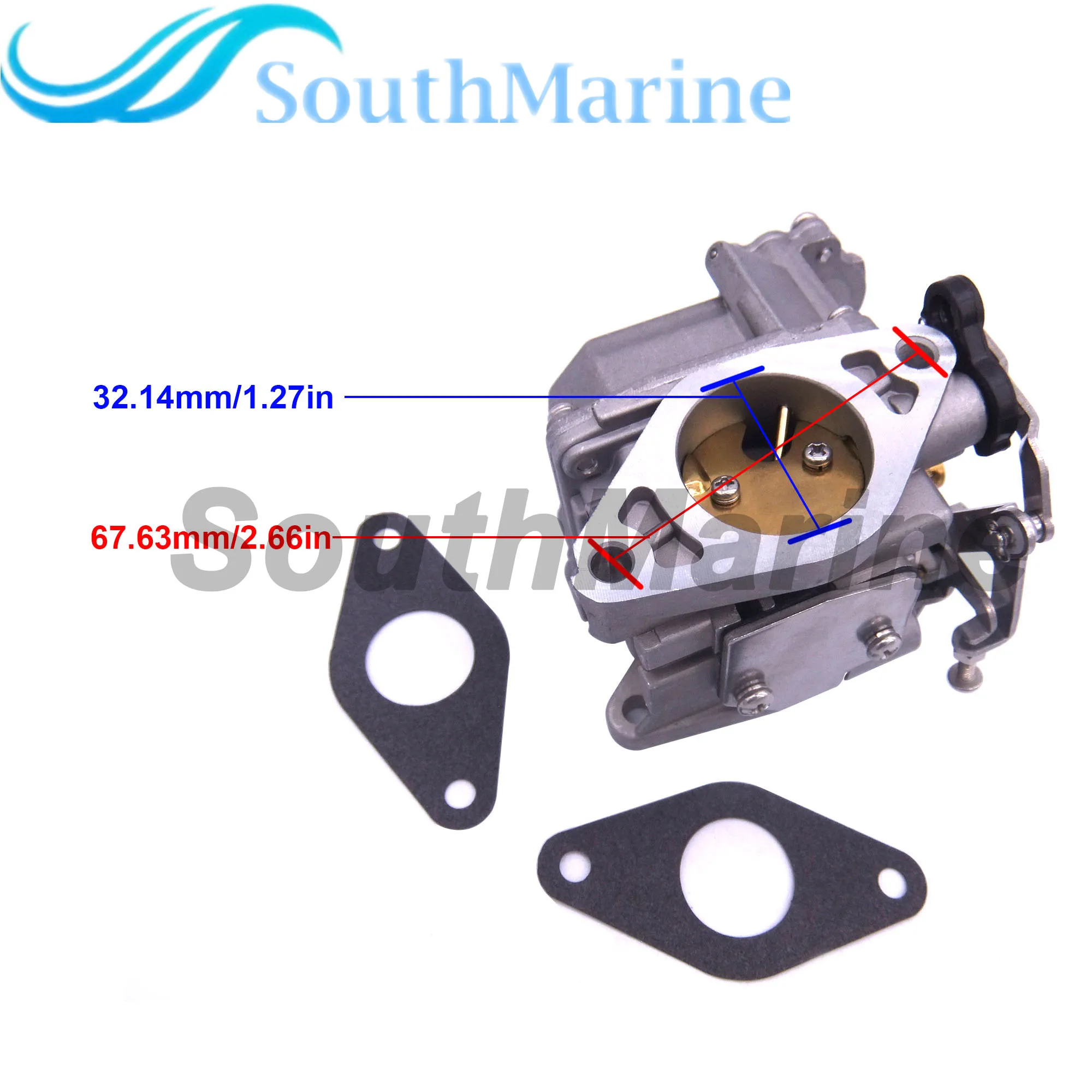 Boat Engine 5040793 Carburetor Assy and 5041274 Gaskets for Evinrude Johnson OMC 9.8HP 4-Stroke Outboard Motor | Автомобили и