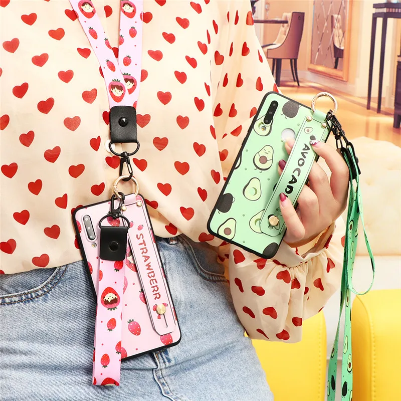 Ремешок на запястье для Xiaomi Mi 11 11T 12 10T Lite Poco X3 NFC X4 Redmi Note 11s 10 10s 9 9s 9C 9T 8 8T 7 Pro A1 - купить