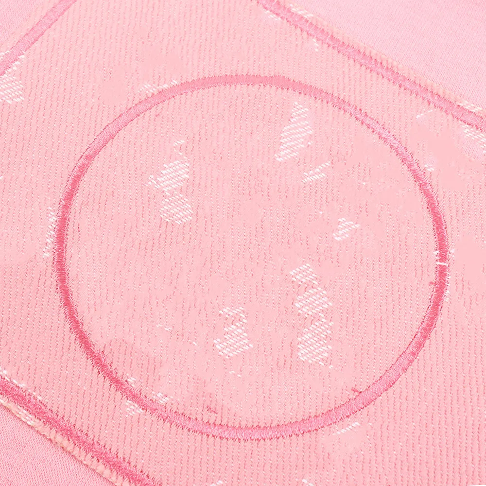 

2021 New Pink Embroidered Hoodie Fashion Dog Casual Wear Popular Pet Padded Clothing Method Fight Bag Schnauzer Two FootClothes