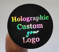 3 7 personalized stickers holographic silver custom stickers logo wedding stickers design your own stickers