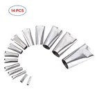 Насадка-аппликатор из нержавеющей стали силиконовый клей-герметик, 14 шт, для кухни, ванной комнаты, соединение радиатора