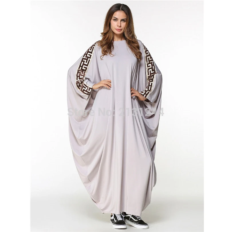 Размера плюс качество Новые Арабские элегантные свободные Кафтан Абая Исламская