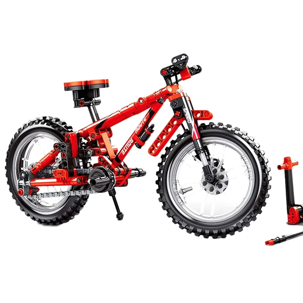 Механический горный велосипед 2 в 1 тандемный Moc строительные блоки совместимые с