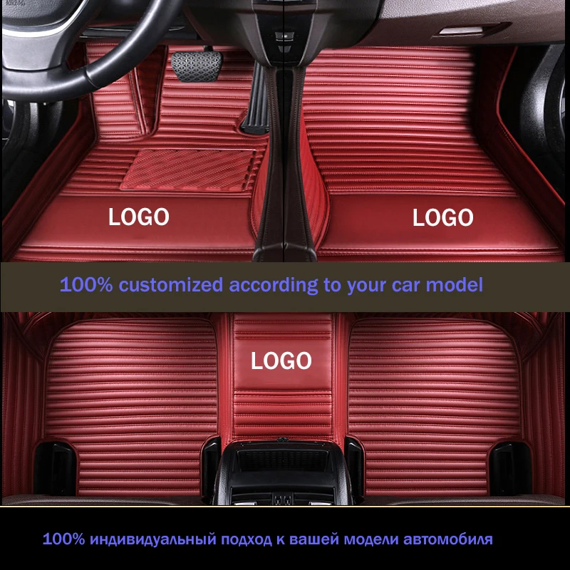 

Высококачественные автомобильные напольные коврики с логотипом под заказ для Acura всех моделей MDX RDX ZDX CDX TLX-L RL TL ILX автостайлинг автомобильны...