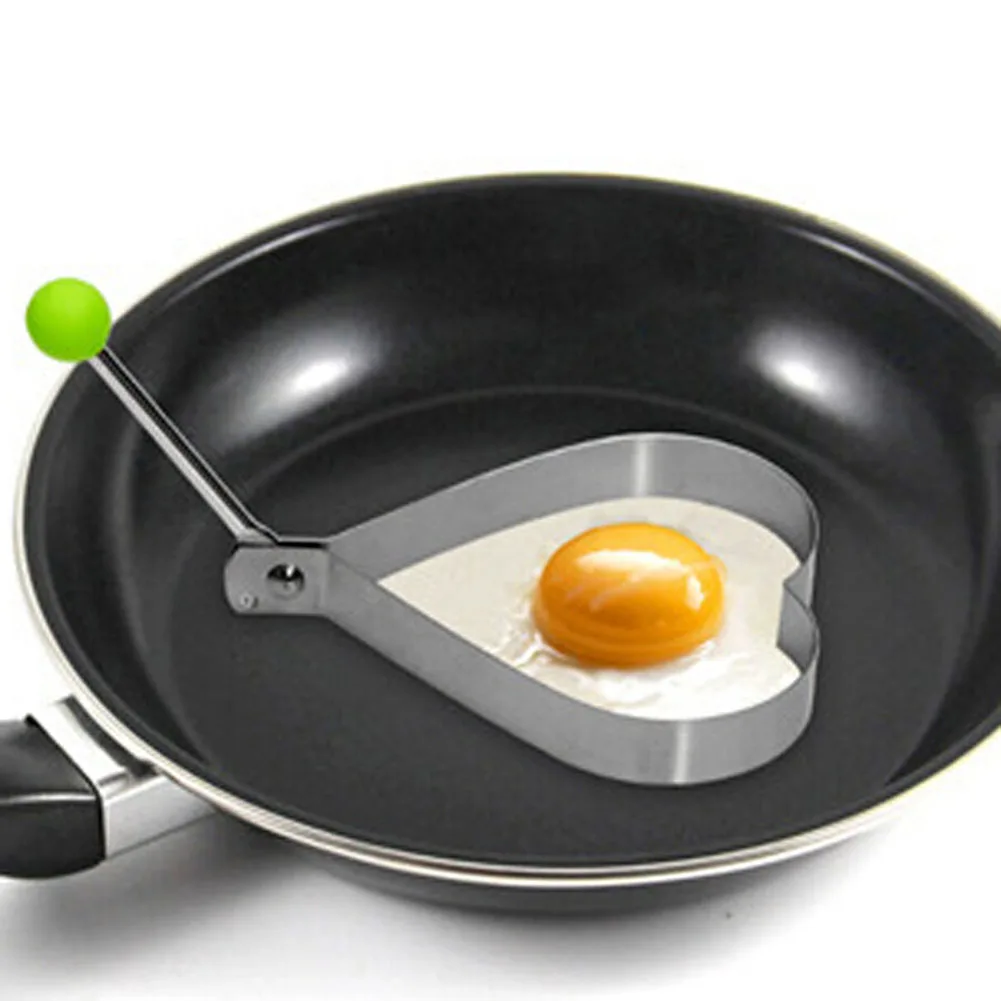 1 Pcs Stainless Steel frying eggs tools omelette mould device egg/pancake ring egg shaped kitchen appliances Kitchen Cook Tools