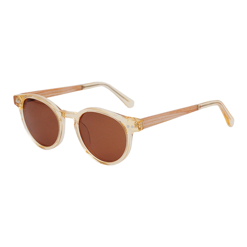 

2020 new trendy fashion acetate wood polarized sunglasses
