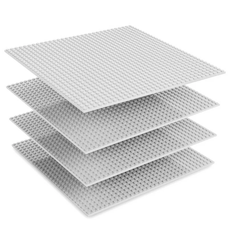 4 шт. классические базовые пластины пластиковые кирпичи совместимые с дорожными