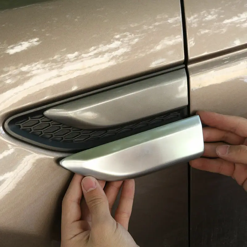 

1set=2Pcs Replacement Side Air Flow Vent Fender Cover Trim For Discovery Sport 2015-17