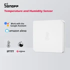 Датчик температуры и влажности SONOFF SNZB-02, синхронизация данных в реальном времени через приложение e-WeLink, работа с SONOFF ZBBridge IFTTT, умный дом