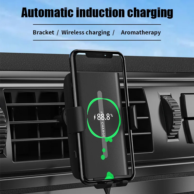 new e31 car wireless charger 20w fast charging mobile phone holder for iphone 131211 huawei mate 2030 samsung s89 xiaomi 10 free global shipping