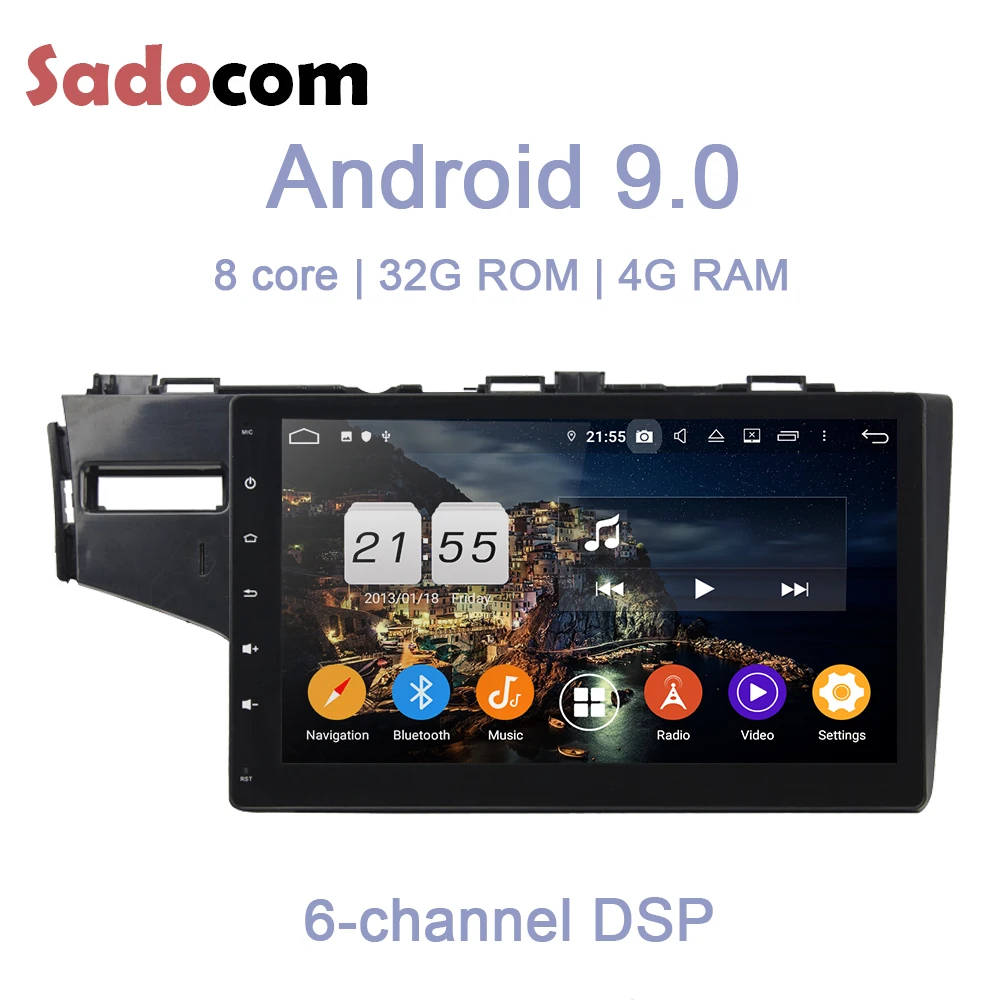 DSP TDA7851 Android 9 0 4 Гб ОЗУ + 32 ГБ Автомобильная Лента радио плеер GPS ГЛОНАСС карта RDS wifi 4G
