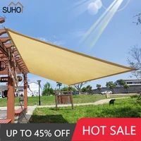 90 uv sun shade sail net shade rectangle mesh shade cloth canopy blockage for garden outdoor patio lawn garden backyard awning