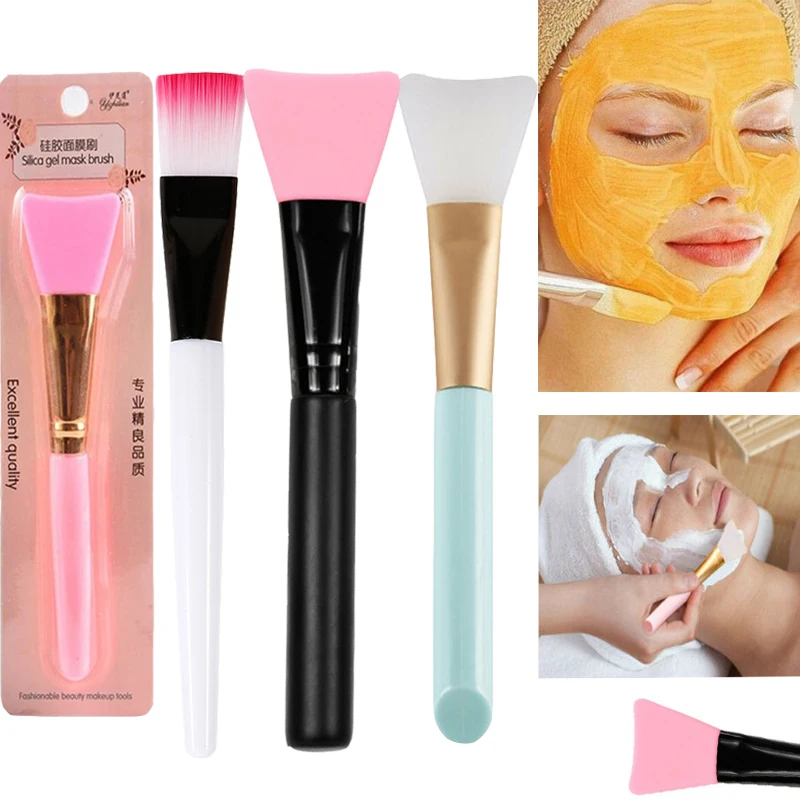 

1PC Facial Silicone DIY Mask Mud Mix Skin Care Foundation Makeup Brush Beauty Makeup Brush Tool