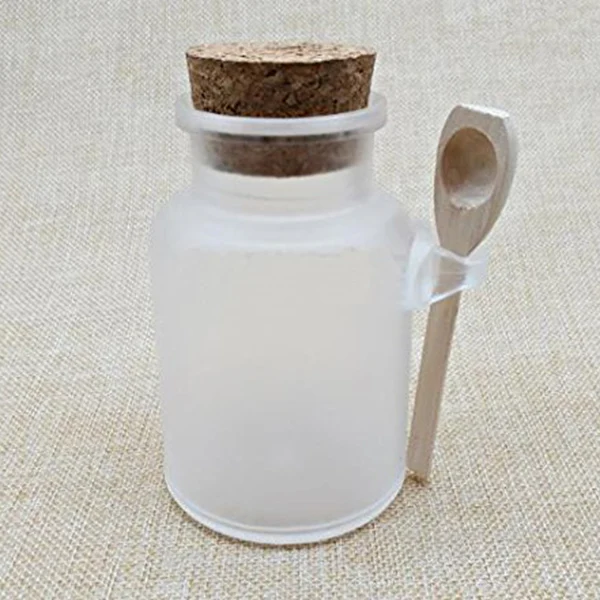 Прозрачная пустая пластиковая соль для ванны семейная бутылка банка с