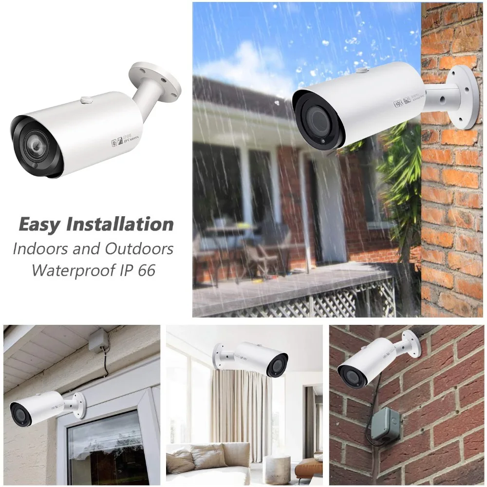 Hikvision совместимая ip-камера 5MP 4X оптика зум наружная Водонепроницаемая инфракрасная камера ночного видения для видеонаблюдения