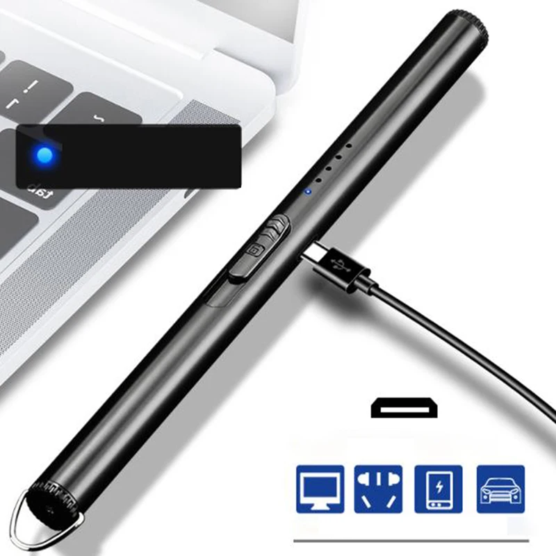 Зажигалка с USB-зарядкой плазменная электрическая импульсная зажигалка кухонные