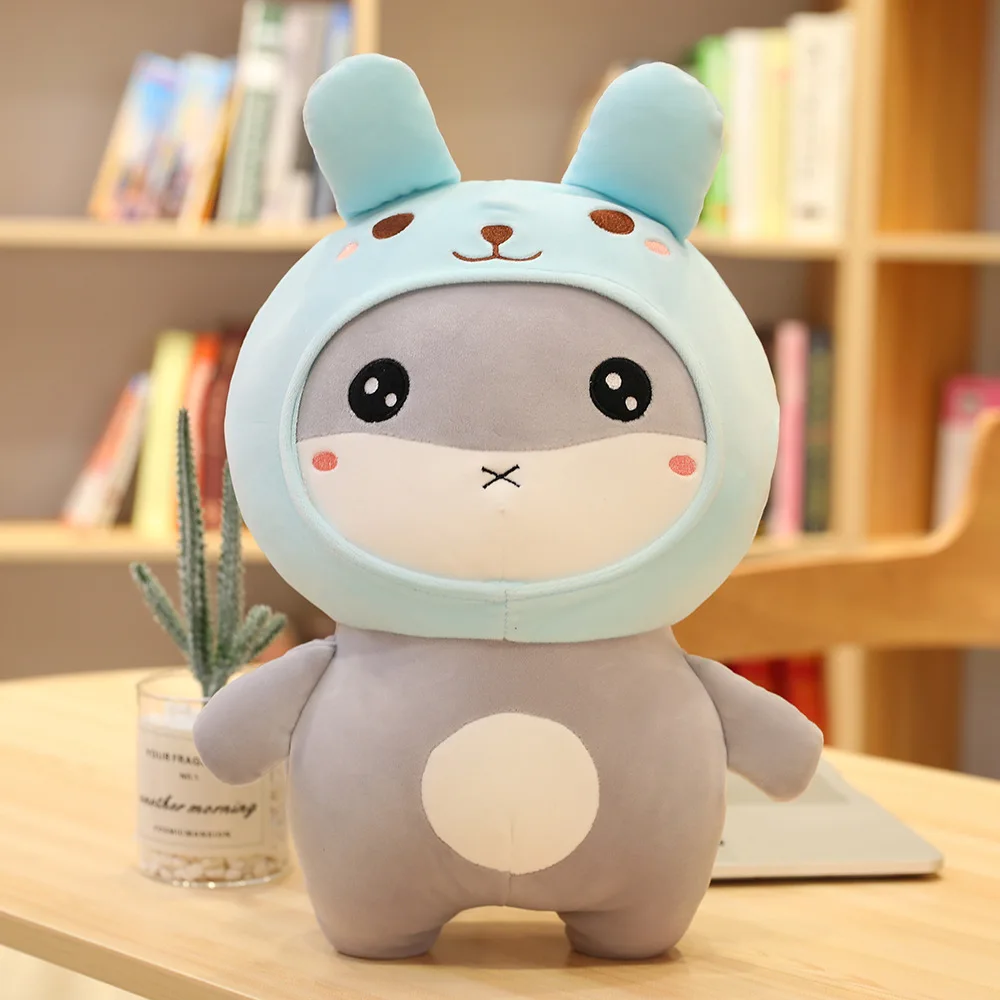 12cm blue doll Распродажа подушка для хомяка, пудинга, сумка из 5 шт., мини-игрушка для хомяка, кукла мышка, динозавр, животное, пудинг, подушка для закусок, мышь, подарок на год - Color: 12cm blue doll