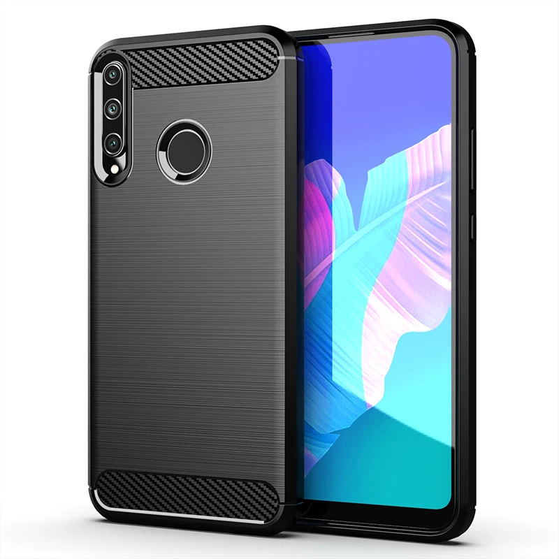 Чехол из углеродного волокна для Huawei P Smart 2020 Z smart + P20 P30 P40 lite E Pro 2019 Y3 Y5 Y6 Y7 Y9 Prime 2018