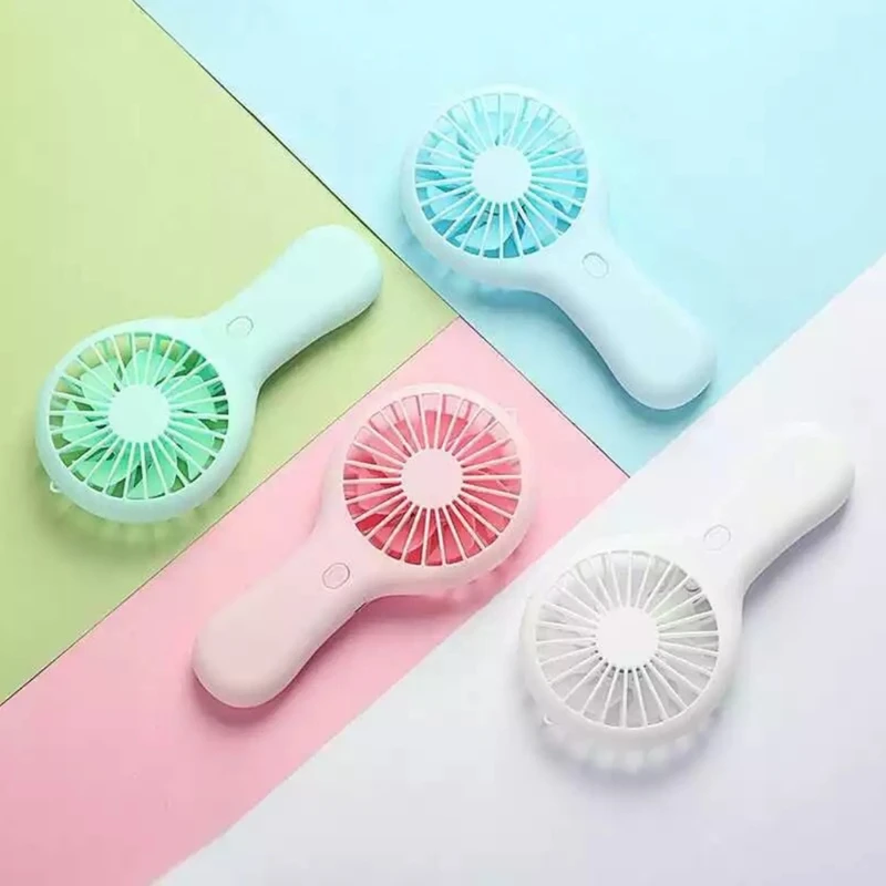 

Portable Handheld Mini Air Cooler Silent Fan USB Rechargeable Small Personal Cooling Tools for Home Office Outdoor