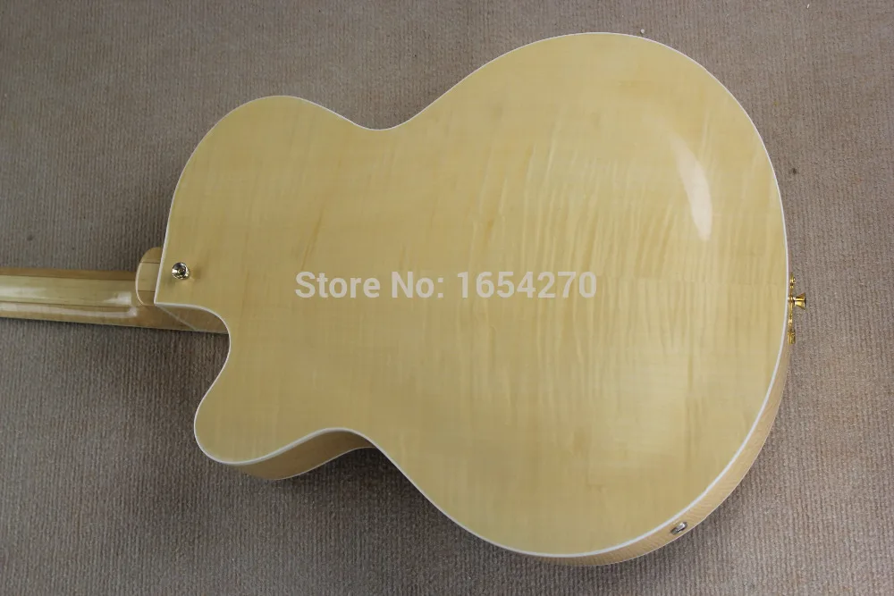 Бесплатная доставка высококачественной гитары с 6 струнами с золотым металлическим каркасом, настраиваемым цветом дерева и голландской электроникой 150604.