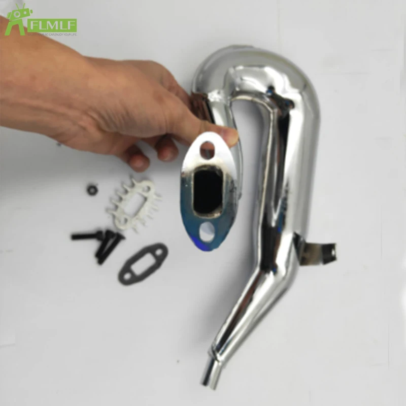 Metal Exhaust Pipe/tuned Pipe Fit for 1/5 HPI ROFUN BAHA ROVAN KM BAJA 5B 5T SS Toys Games Parts | Игрушки и хобби