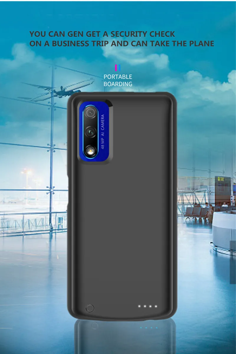 Высококачественный чехол для huawei Honor 9X Pro, Внешнее зарядное устройство для резервного копирования, 6500 мАч, зарядное устройство, чехлы для аккумуляторов
